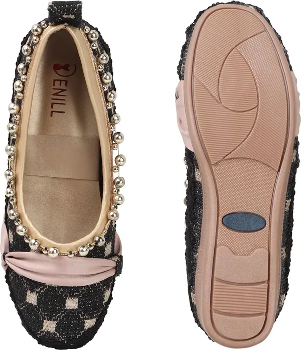 Black_Fabric_Flats_For_Women