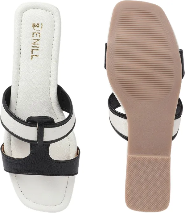 White_Synthetic_Leather_Flats_For_Women