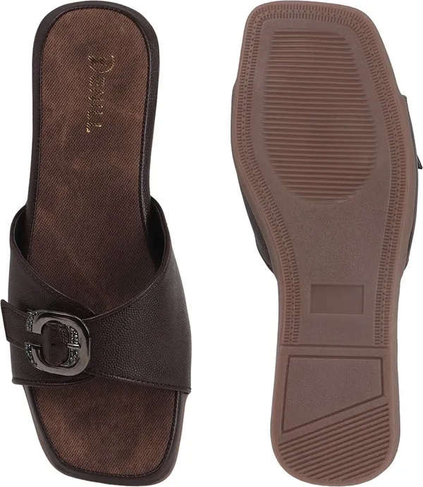 Brown_Synthetic_Leather_Flats_For_Women
