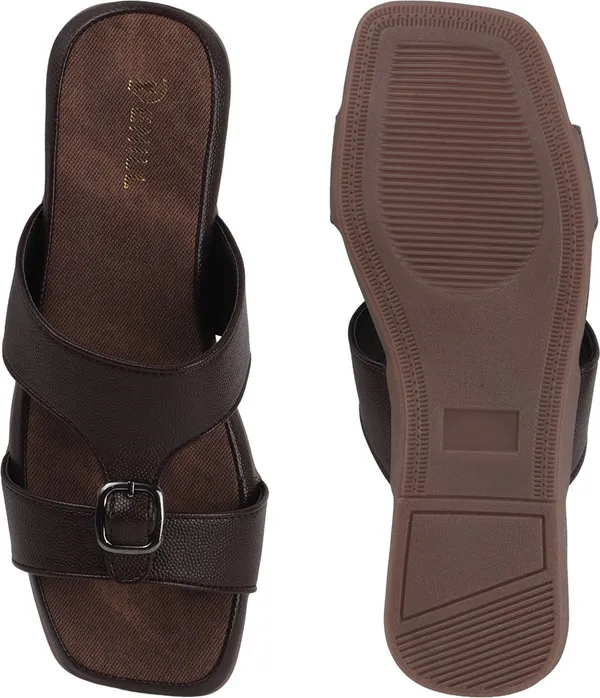 Brown_Synthetic_Leather_Flats_For_Women