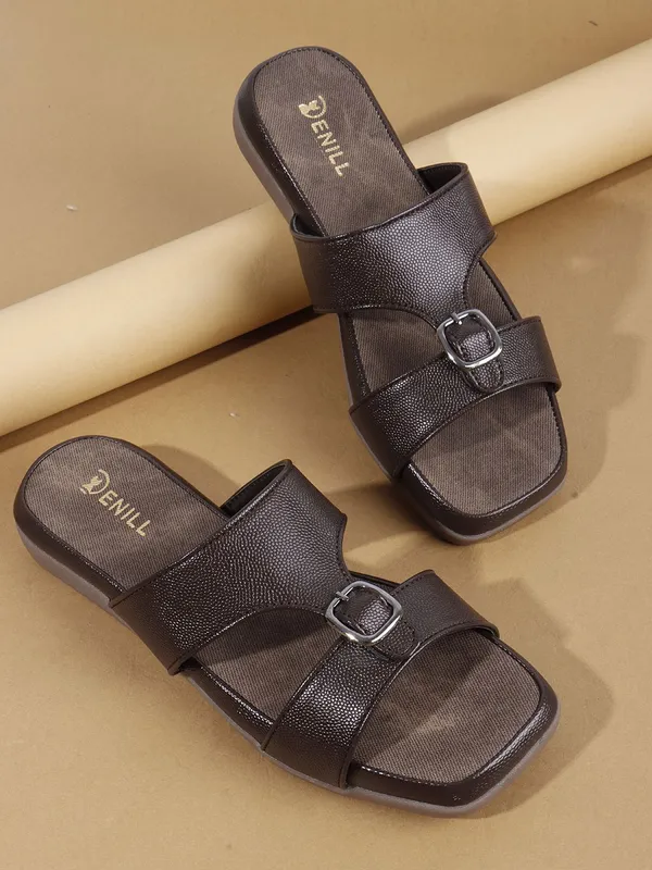 Brown_Synthetic_Leather_Flats_For_Women