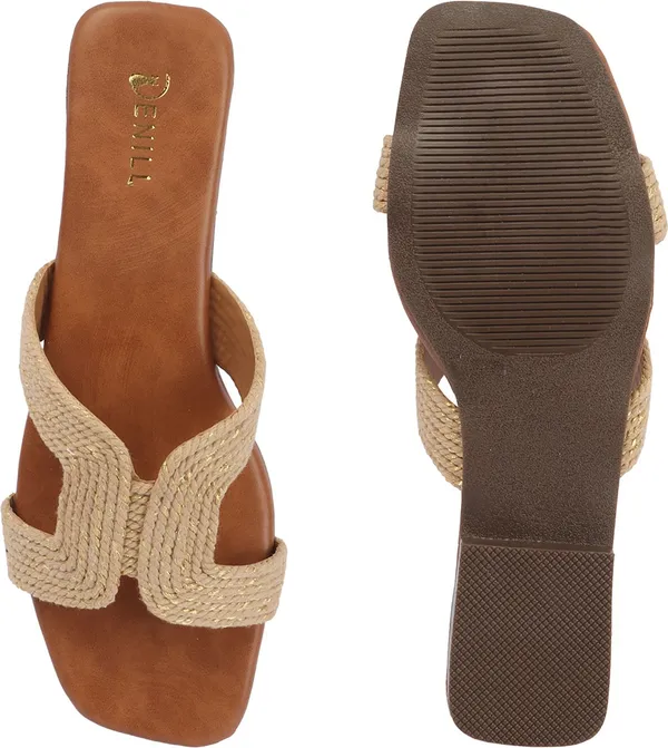 Beige_Fabric_Flats_For_Women