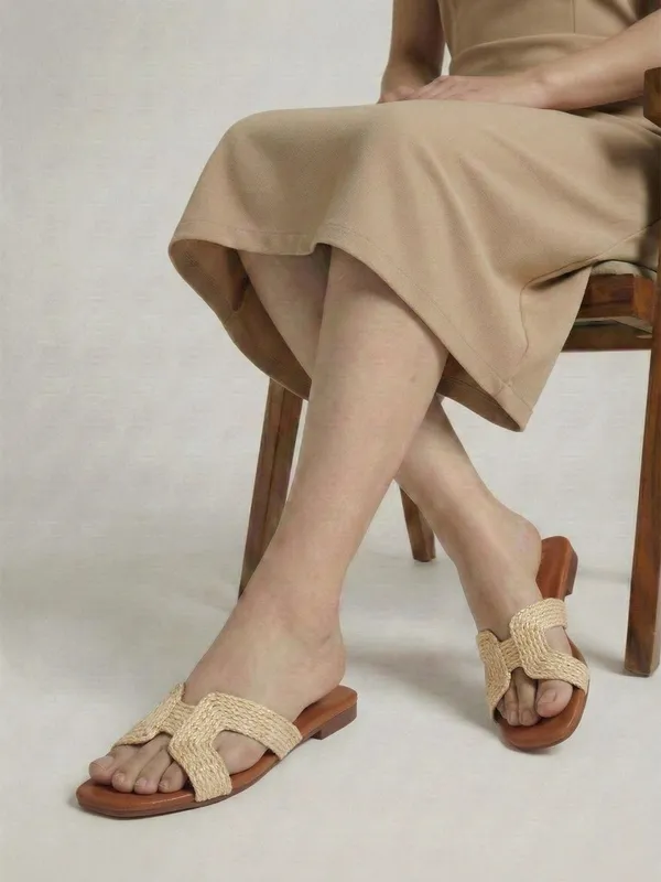 White_Fabric_Flats_For_Women
