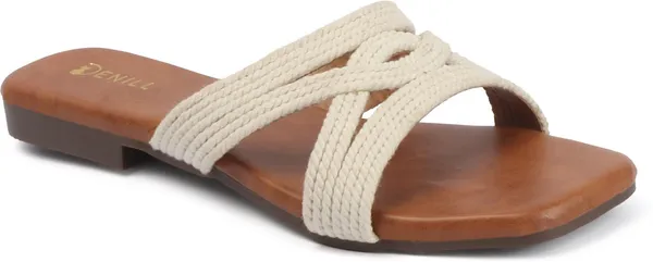 White_Fabric_Flats_For_Women