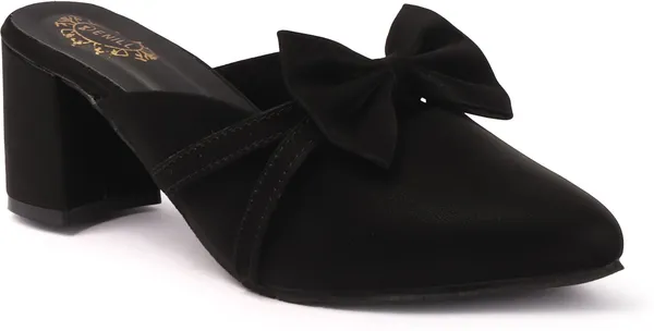 Black_Synthetic_Leather_Heels_For_Women