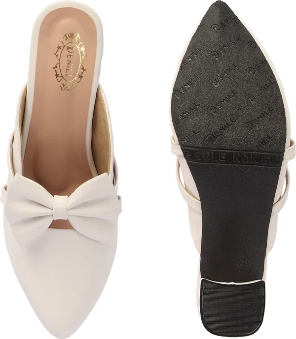 Beige_Synthetic_Leather_Heels_For_Women