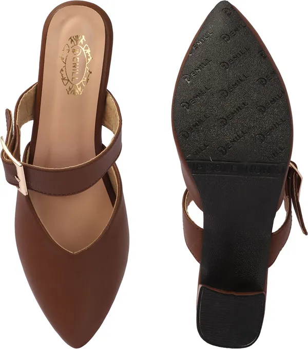 Brown_Synthetic_Leather_Heels_For_Women