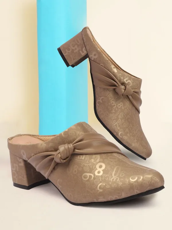 Beige_Synthetic_Leather_Heels_For_Women