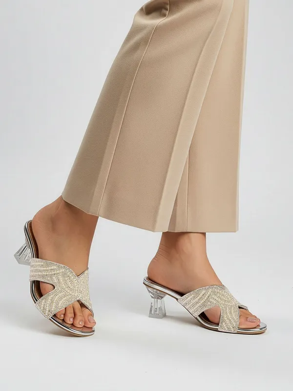 Silver_Synthetic_Heels_For_Women