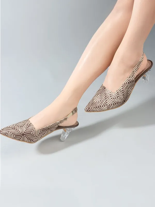 Brown_Fabric_Heels_For_Women