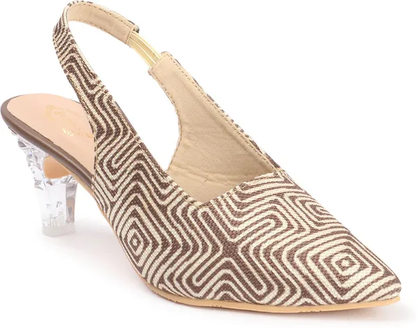 Brown_Fabric_Heels_For_Women