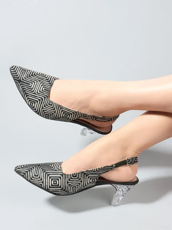 White_Fabric_Heels_For_Women