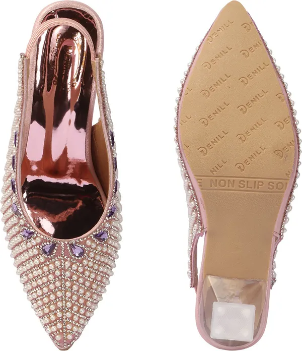 Pink_Synthetic_Heels_For_Women
