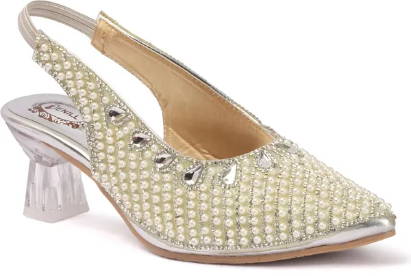Silver_Synthetic_Heels_For_Women