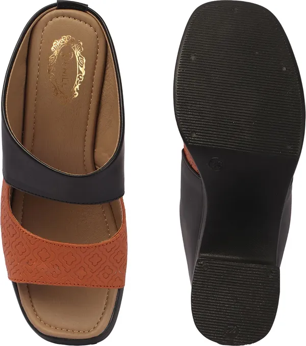 Tan_Synthetic_Leather_Heels_For_Women