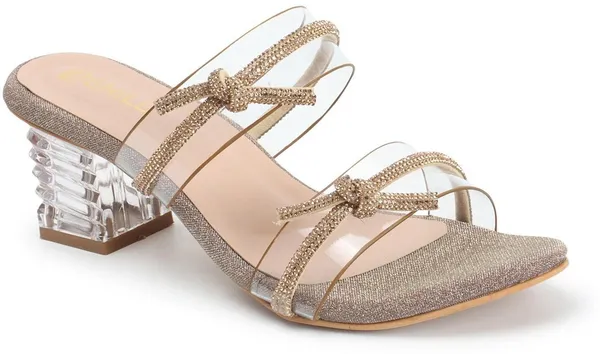Copper_Synthetic_Heels_For_Women