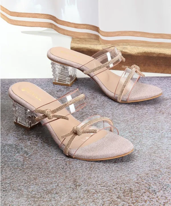 Copper_Synthetic_Heels_For_Women