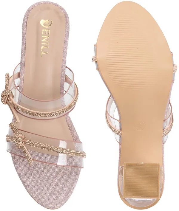 Pink_Synthetic_Heels_For_Women