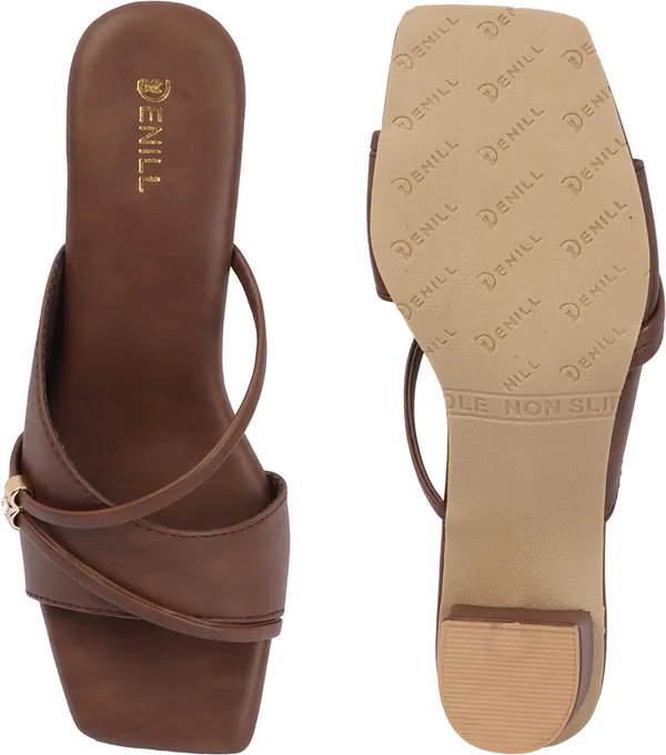 Brown_Synthetic_Leather_Heels_For_Women