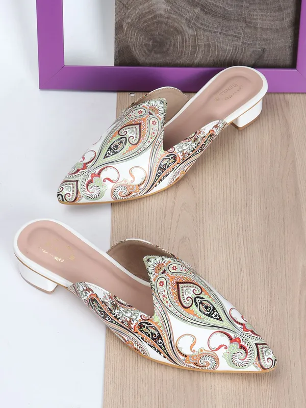 Multicolor_Synthetic_Leather_Heels_For_Women
