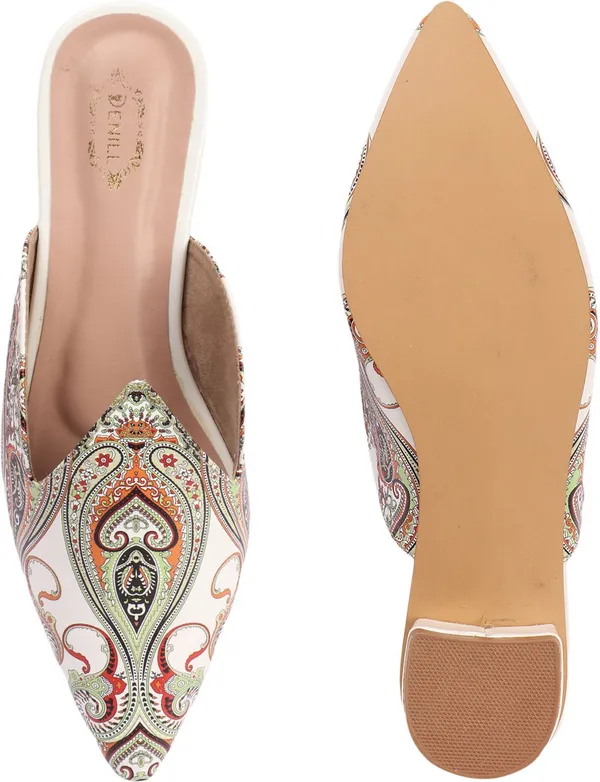 Multi_Synthetic_Leather_Heels_For_Women