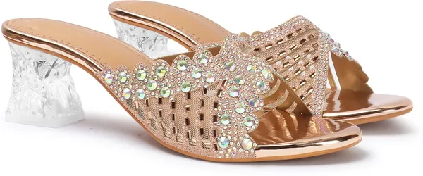 Antique_Synthetic_Leather_Heels_For_Women