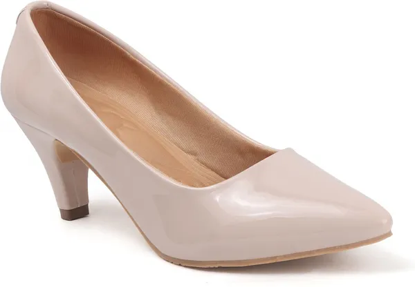 Beige_Patent_Leather_Heels_For_Women