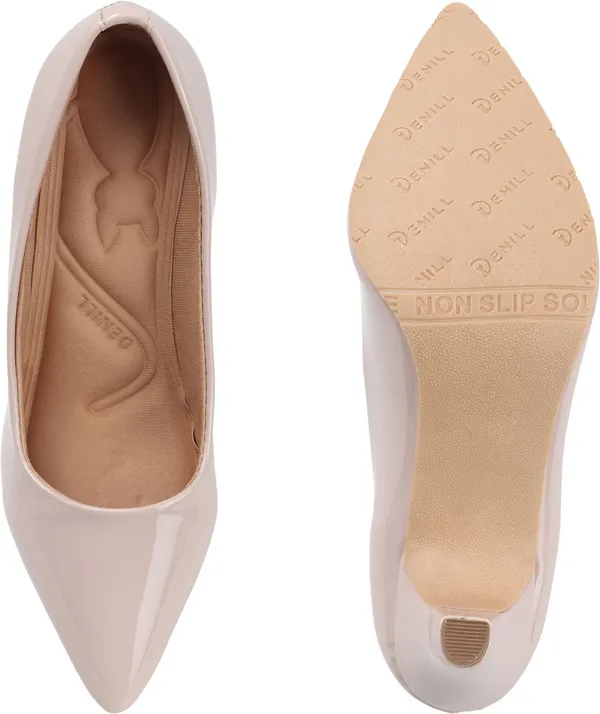 Cream_Patent_Leather_Heels_For_Women