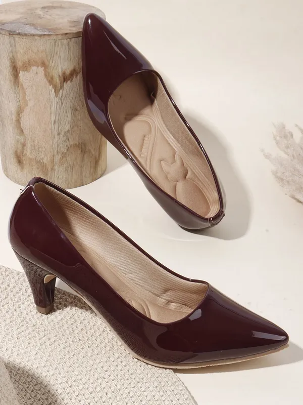 Maroon_Patent_Leather_Heels_For_Women