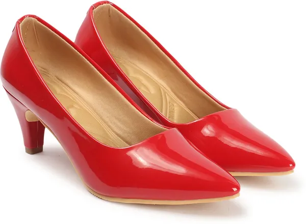Red_Fabric_Heels_For_Women