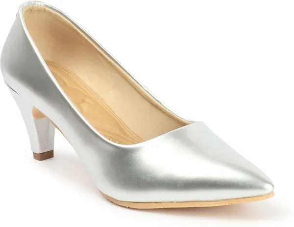Silver_Fabric_Heels_For_Women