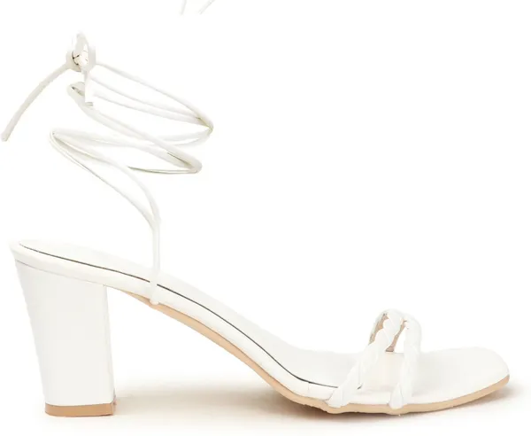 White_Synthetic_Heels_For_Women