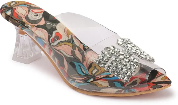 Multicolor_Synthetic_Heels_For_Women