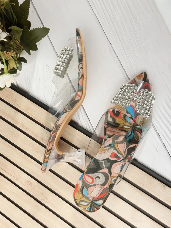 Multicolor_Synthetic_Heels_For_Women
