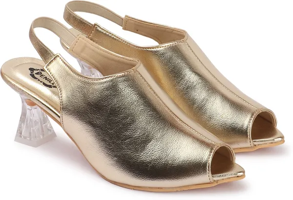 Gold_Synthetic_Heels_For_Women