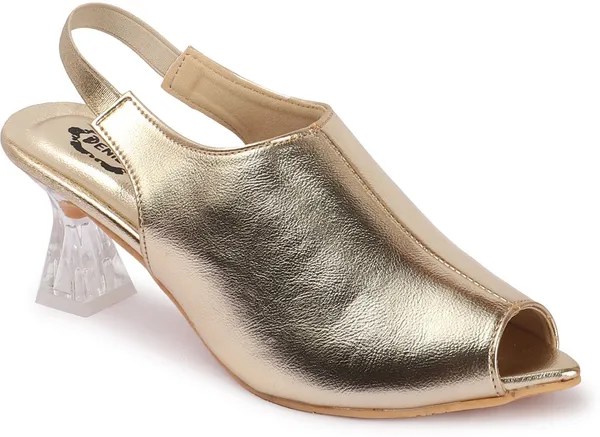 Gold_Synthetic_Heels_For_Women