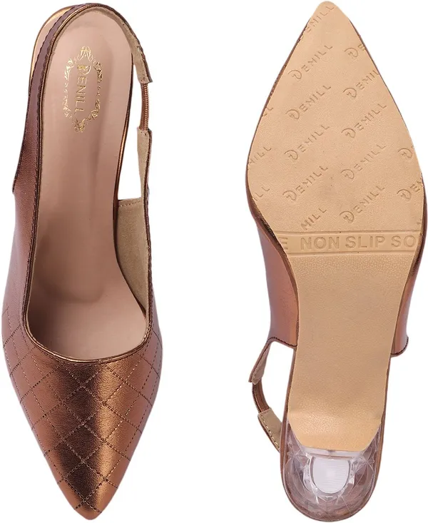 Copper_Synthetic_Leather_Heels_For_Women