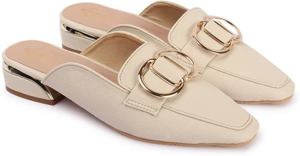 Cream_Synthetic_Wedges_For_Women