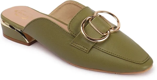Green_Synthetic_Wedges_For_Women