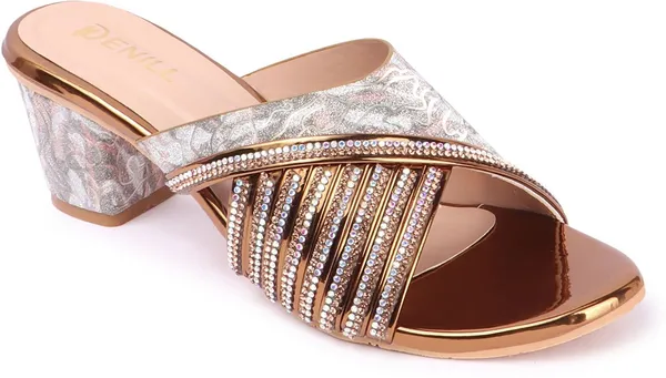 Antique_Synthetic_Leather_Heels_For_Women