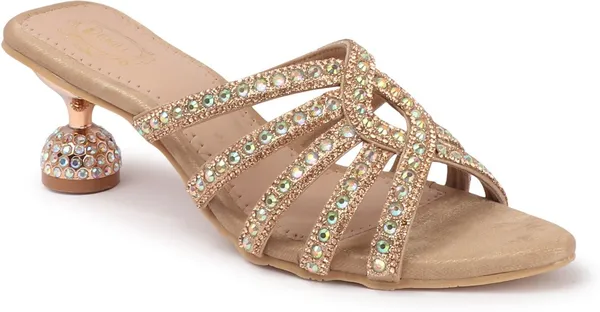 Pink_Synthetic_Heels_For_Women