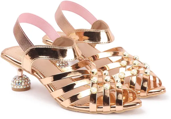 Gold_Synthetic_Heels_For_Women