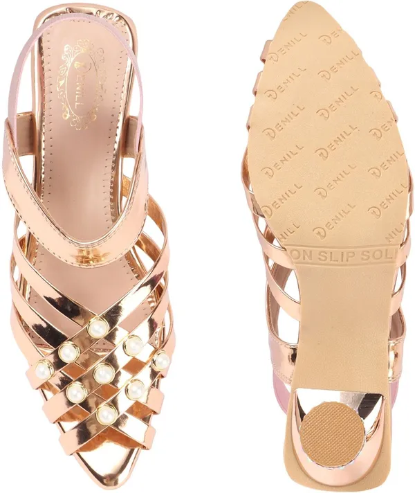 Gold_Synthetic_Heels_For_Women
