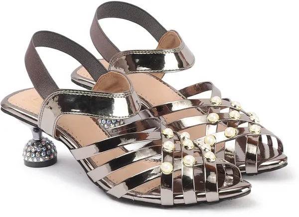 Grey_Synthetic_Heels_For_Women