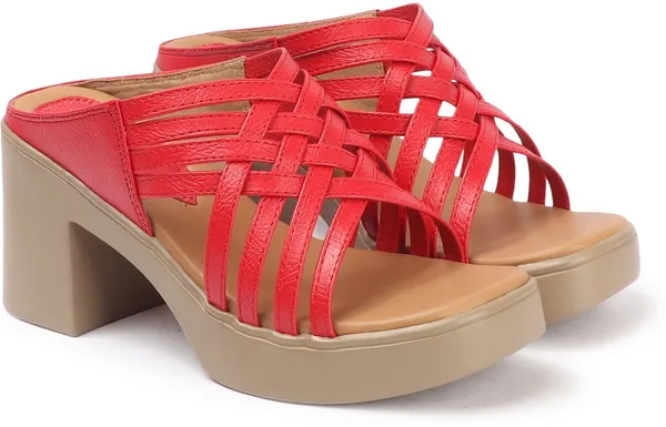 Red_Synthetic_Heels_For_Women