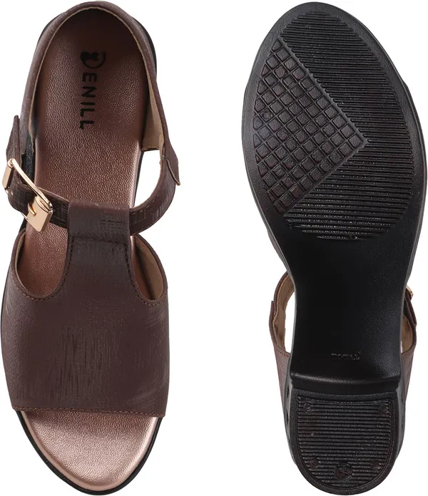 Brown_Synthetic_Leather_Heels_For_Women