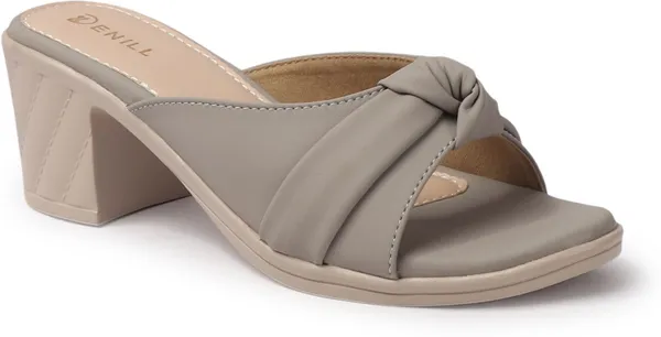 Grey_Synthetic_Leather_Heels_For_Women