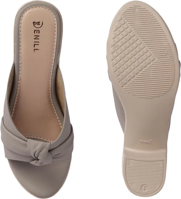 Grey_Synthetic_Leather_Heels_For_Women