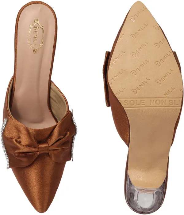 Copper_Synthetic_Leather_Heels_For_Women