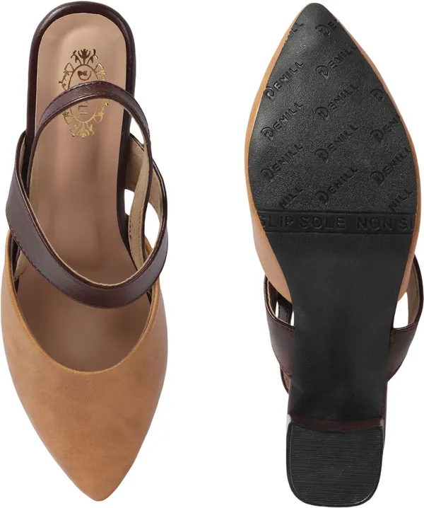 Brown_Synthetic_Leather_Heels_For_Women